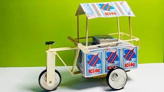 How To Make Electric Ice Cream Vehicle DIY