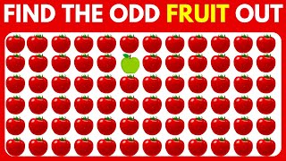 Find the ODD One Out | FRUIT EDITION | Easy, Medium, Hard 🍓🍉🍌 by Quiz Play Love 6,719 views 1 month ago 6 minutes, 6 seconds