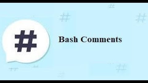 bash comments
