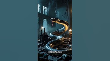 Mysterious | Ancient snake in an abandoned old building #snake #mysteriou