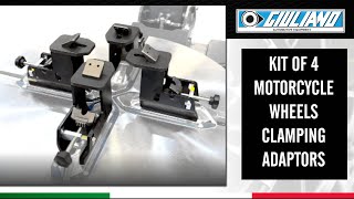 MOTORCYCLE WHEEL CLAMPING ADAPTORS SET | Giuliano Automotive