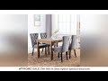 Velvet Dining Chair Set of 4, Upholstered Dining Chair with Pull-tab Trim and Button Back, Modern Se
