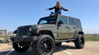 Her Jeep Wrangler Tour: Lifted 2016 Jeep Wrangler Unlimited Sport 4x4