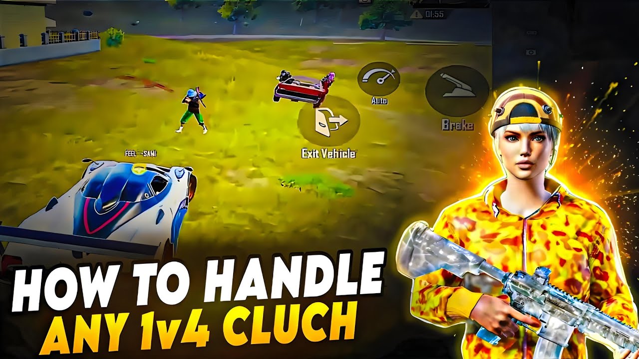 Tips and Tricks!🔥 How to Handle 1v4 Situation in pubg mobile