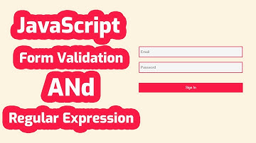 Javascript Regular Expression in Bangla | REGEX | Form Validation | Email Password Validation