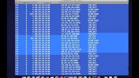 使用netstat监控网络连接信息 [LinuxCast IT播客]