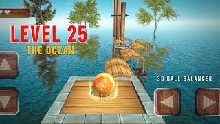 3D Ball Balancer | The Ocean | Level 25 screenshot 2