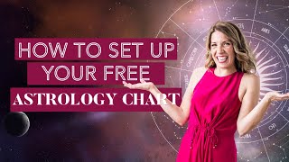 How to set up a free astrology birth chart with Sophia Pallas screenshot 4