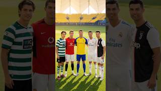 The evolution of football’s biggest stars 🔥⚽️ #viral #football #worldcup #fifa #trending
