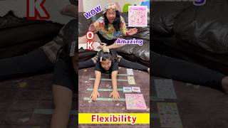 Flexibility challenge #shorts #trend #funny #challenge #funnyfamilygames #gaming