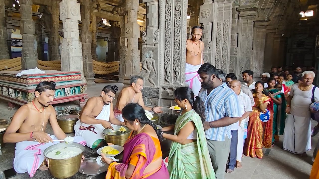 Prasadam Distribution 29.6.25 பிரசாதம் பக்தர்களுக்கு வழங்கப்பட்டது ஸ்ரீ நடராஜர் கோயில் சிதம்பரம்