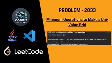🚀 LeetCode 2033 | Minimum Operations to Make a Uni-Value Grid | Dry Run & Intuition 🔥
