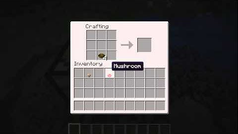 minecraft- how to make superfast stew+mushroom stew !