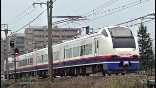 特急しらゆき3号新潟行きE653系H201編成信越本線下り3013M