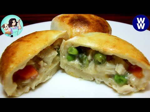 2 Ingredient Dough Chicken Pot Pie Bombs WW (Weight Watchers)💚💙💜 | Kid ...