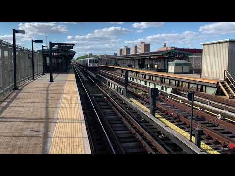 Q Express R46 R46 Q express train via the D line at Bay 50th St - YouTube