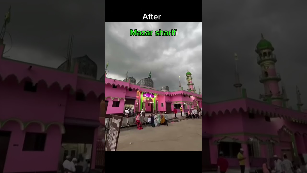 Raniganj Mazar Sharif before and after रानीगंज मजार शरीफ से पहले और बाद में