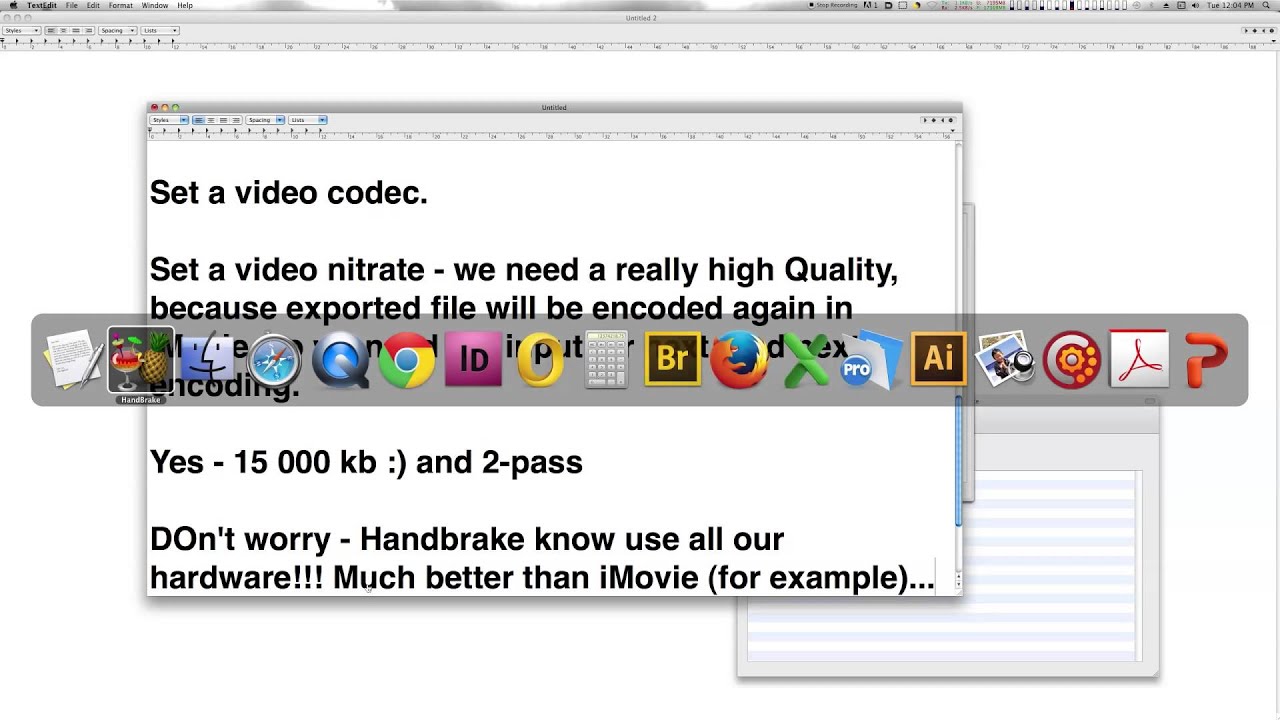 How convert MPG files to MP4 with a Handbrake on mac in details