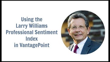 Using the Larry Williams PSI Indicator in VantagePoint