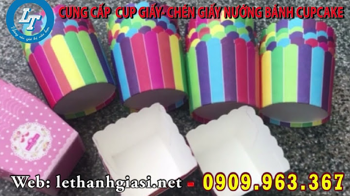 Cup giấy cupcake cỡ trung là bao nhiêu cm năm 2024