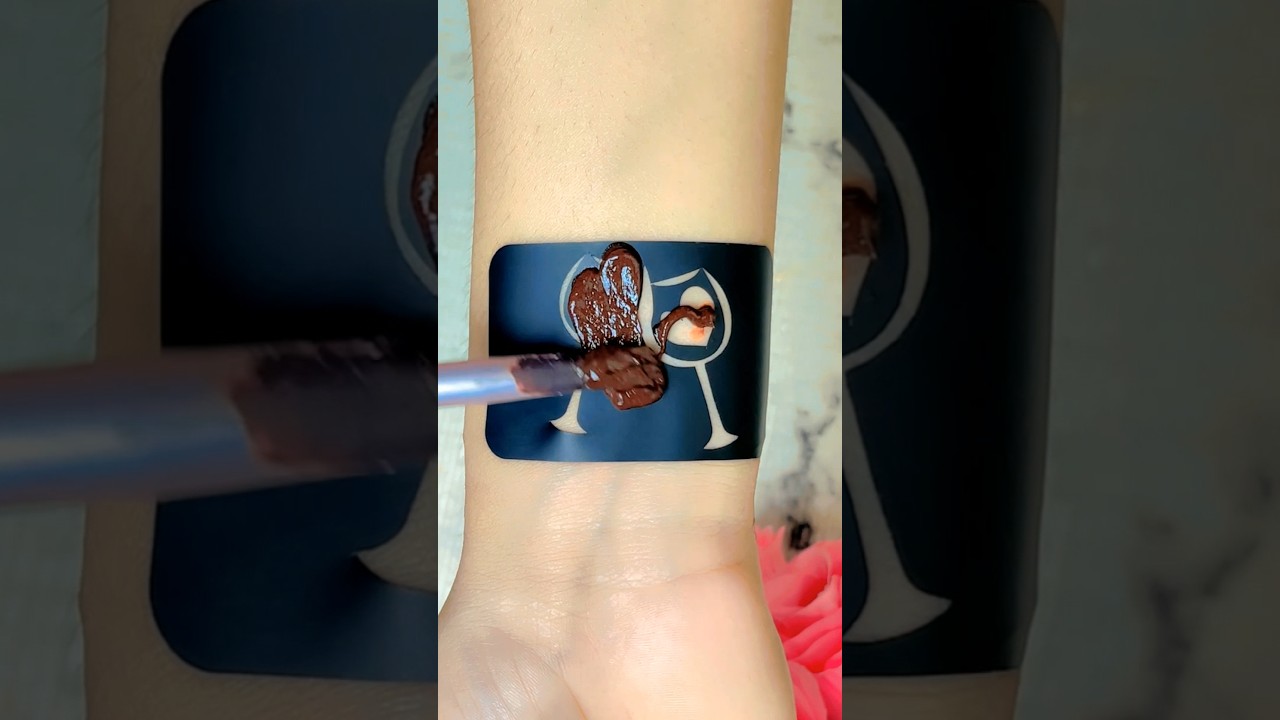 beautiful temporary tattoo design  #shortvideo