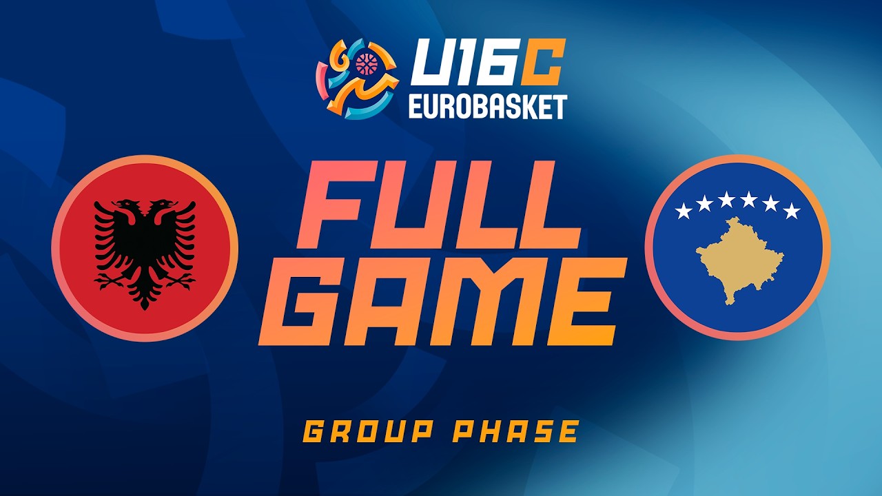 Group Phase | Albania v Kosovo | Full Basketball Game | FIBA U16 EuroBasket 2026 Division C