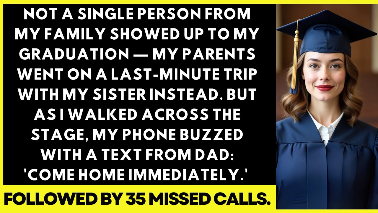 Not A Single Person From My Family Showed Up To My Graduation —My parents Went On A Last-Minute Trip