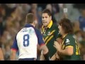 Australia vs england willie mason knocks feildon out cold