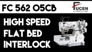 FC - 562 05CB | Flatbed interlock sewing machine | Elastic and Lace attaching sewing machine