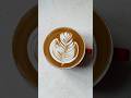 今日咖啡拉花練習-葉子/Practice Latte Art Rosetta