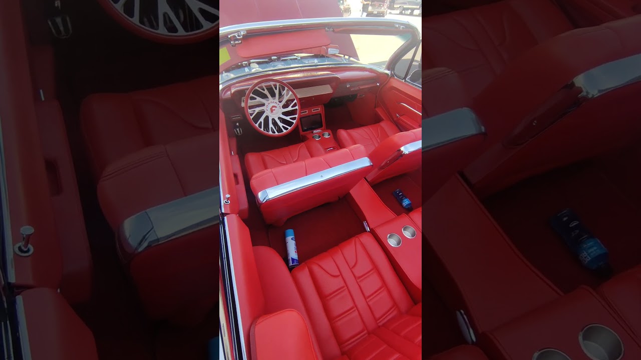 Custom 62 convertible Chevy Impala.