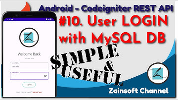 #10. Android REST API - Login + Mysql DB Server