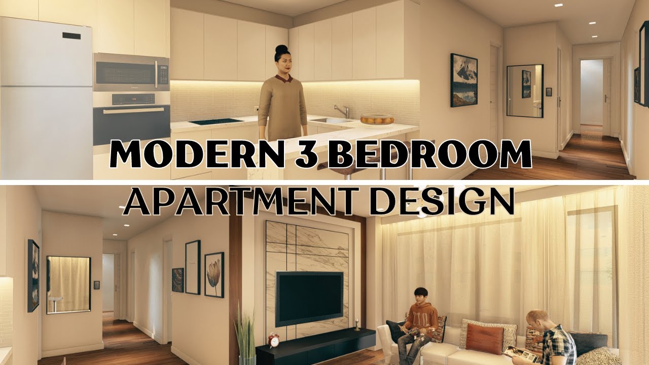 Curated visual reference: Gallery Detail: Modern 3Bedroom Apartment Ideas