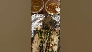 🐠Cá Lóc Nướng Mắm Nêm Cực Ngon | Grilled Snakehead Fish #youtubeshorts #shorts #food