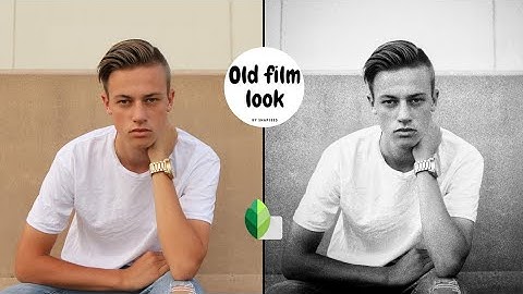 old film look effect | black and white photo editing | snapseed photo editing | snapseed editing 🔥🔥