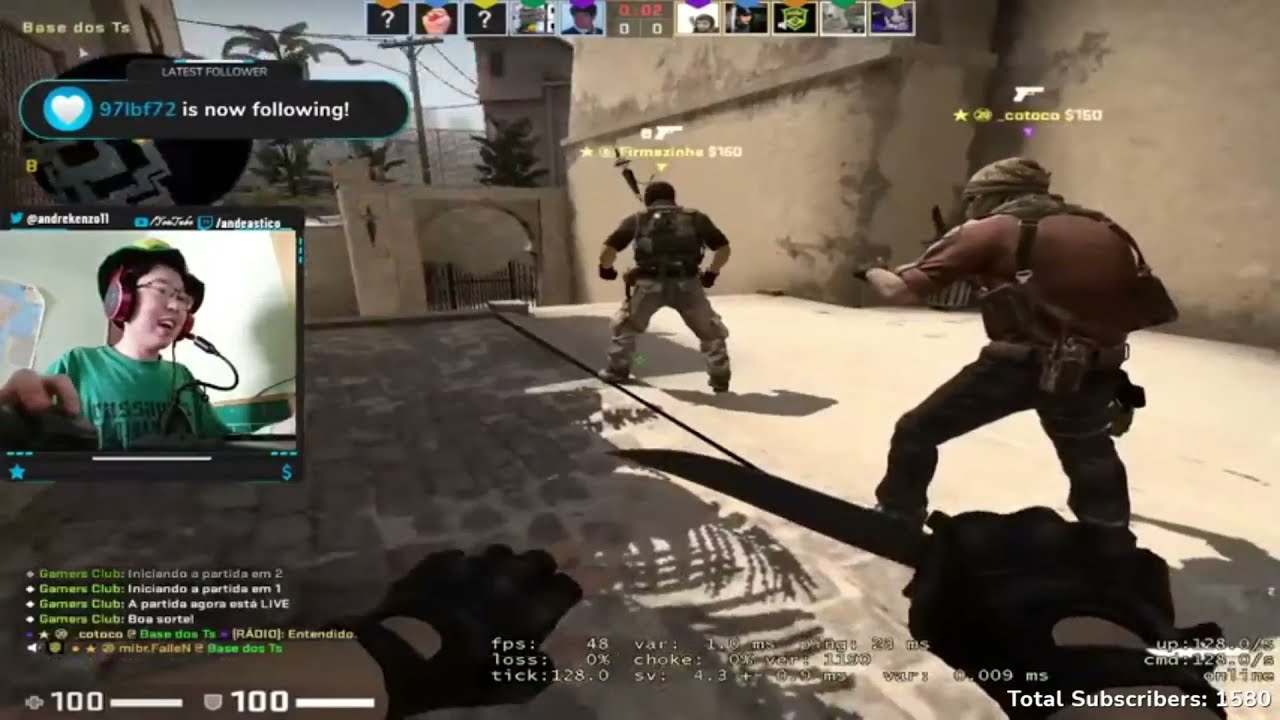 Liminha ANTES da FAMA, Primeira VEZ com FalleN