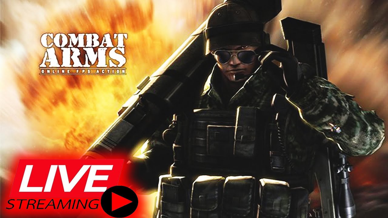 AO VIVO || COMBAT ARMS - JOGANDO CAPTURAR A BANDEIRA,ELIMINAÇÃO E ARMS RACE