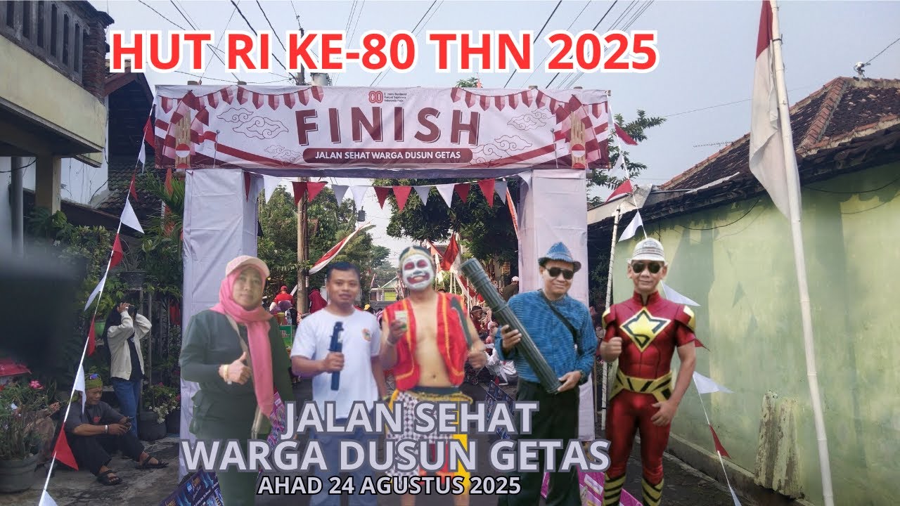 JALAN SEHAT WARGA DUSUN GETAS //Kak Surjanto