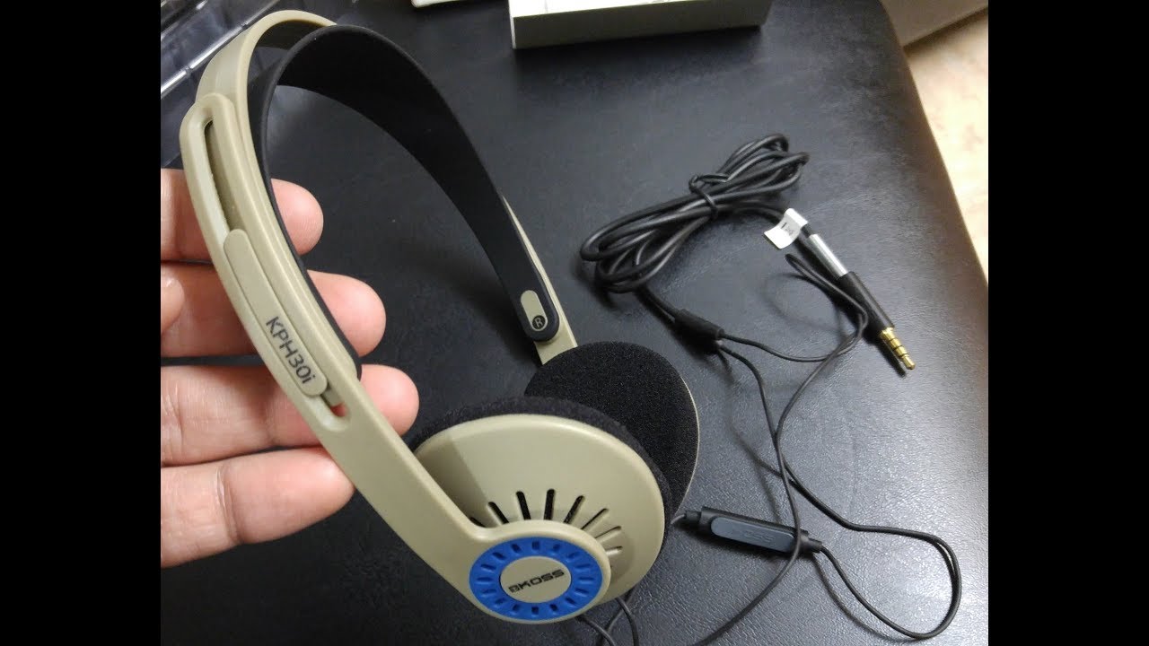 Koss KPH30i Beige Headphones YouTube