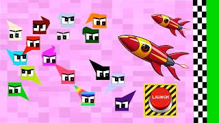 Squares vs Missiles – Survival Race screenshot 4