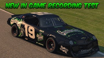 iracing new in game recording test