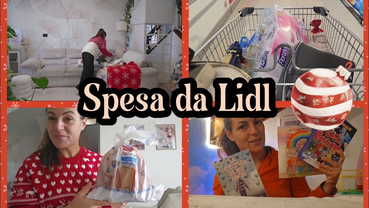 VLOGMAS 12🎄SPESA DA LIDL PER TUTTA LA SETTIMANA/RIORDINIAMO CASA È CONSIGLI LIBRI PER BAMBINI 