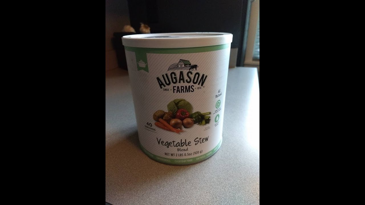 Review on Augason Farms Dehydrated Vegetable Stew Blend YouTube