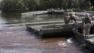 652nd Engineer U.S. #Army Battalion River Crossing