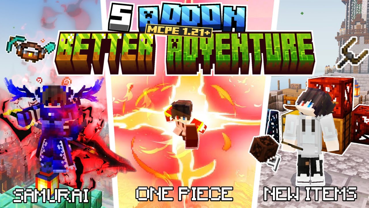 5 Addon Mcpe 1.21+ Better Adventure Yang Membuat Survival Kalian Menjadi Lebih Baik!