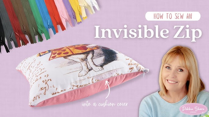 How to Sew a Pillow Cover with An Invisible Zipper