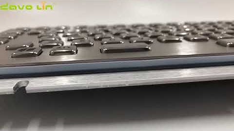 Self-Service Kiosk Vending Machine Vandal Proof Metal Industrial Keyboard With Touchpad D-8605T