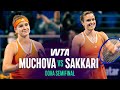 Karolina Muchova vs. Maria Sakkari | 2026 Doha Semifinals | WTA Match Highlights