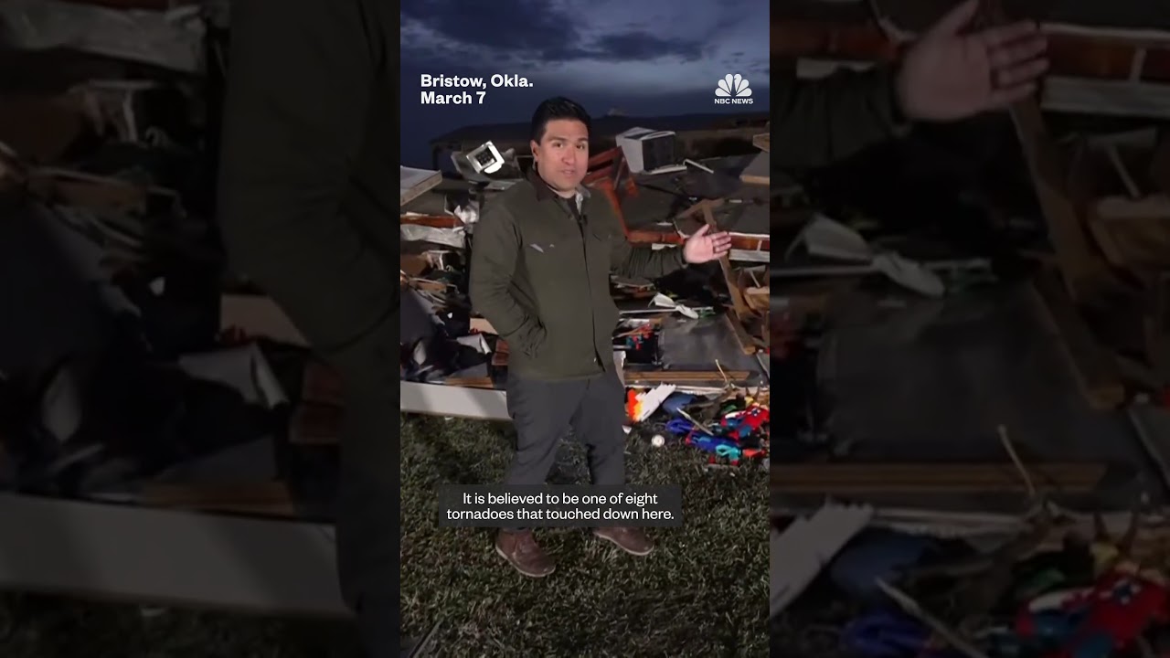 A look at tornado damage in Michigan and Oklahoma