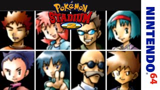 All Kanto Gym Leaders Battles - Pokemon Stadium 2 - No Commentary Nintendo 64